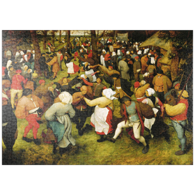 Darstellung des Puzzle-Motivs The Wedding Dance in the open air, 1566, by Pieter Bruegel the Elder – Puzzleteile: 1000