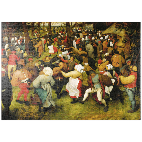 puzzleplate The Wedding Dance in the open air, 1566, by Pieter Bruegel the Elder 1000 Puzzle