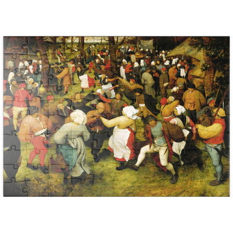 puzzleplate The Wedding Dance in the open air, 1566, by Pieter Bruegel the Elder 100 Puzzle