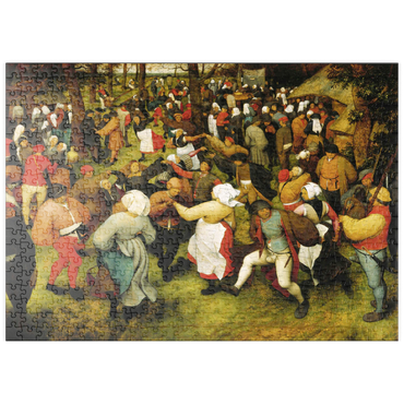 puzzleplate The Wedding Dance in the open air, 1566, by Pieter Bruegel the Elder 500 Puzzle