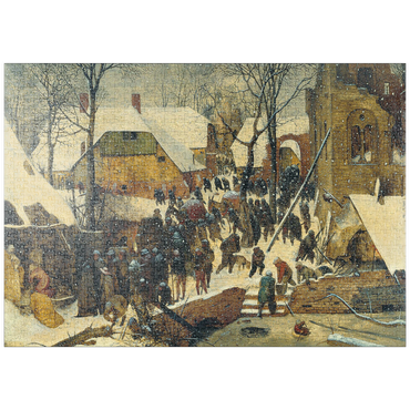 puzzleplate The Adoration of the Kings in the Snow, 1567, by Pieter Bruegel the Elder 1000 Puzzle