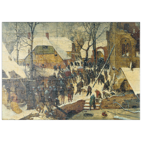 puzzleplate The Adoration of the Kings in the Snow, 1567, by Pieter Bruegel the Elder 100 Puzzle