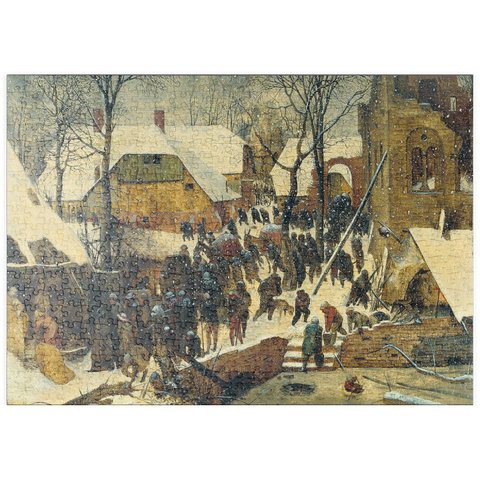 puzzleplate The Adoration of the Kings in the Snow, 1567, by Pieter Bruegel the Elder 500 Puzzle
