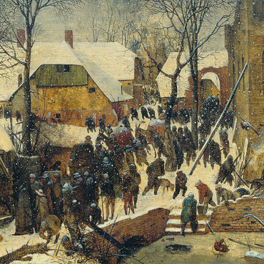The Adoration of the Kings in the Snow, 1567, by Pieter Bruegel the Elder 500 Puzzle 3D Modell