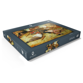 Darstellung des Puzzle Motivs Land of Cockaigne, 1567, by Pieter Bruegel the Elder - Puzzleteile: 100