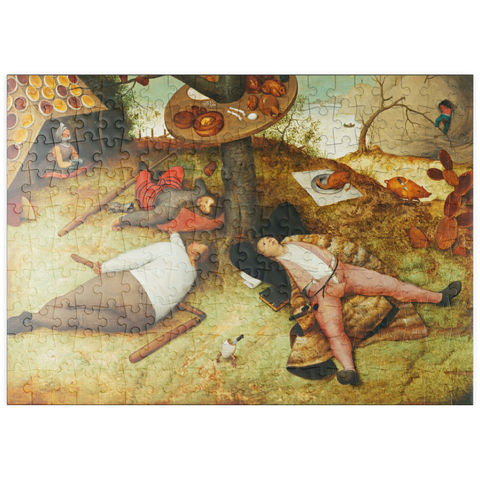 puzzleplate Land of Cockaigne, 1567, by Pieter Bruegel the Elder 200 Puzzle