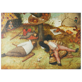 Darstellung des Puzzle Motivs Land of Cockaigne, 1567, by Pieter Bruegel the Elder - Puzzleteile: 500