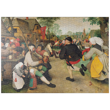 puzzleplate The Peasant Dance, 1568, by Pieter Bruegel the Elder 1000 Puzzle