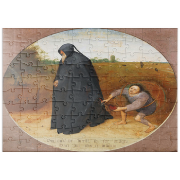 puzzleplate Misanthrope, 1568, by Pieter Bruegel the Elder 100 Puzzle