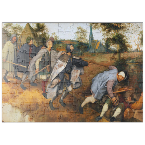 puzzleplate Parable of the Blind, 1568, by Pieter Bruegel the Elder 100 Puzzle