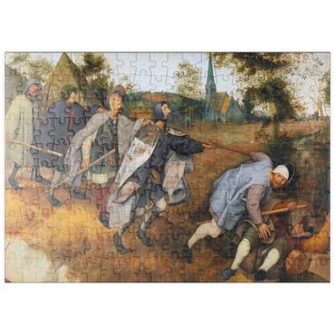puzzleplate Parable of the Blind, 1568, by Pieter Bruegel the Elder 200 Puzzle