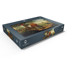 Darstellung des Puzzle Motivs The Peasant and the Birdnester, 1568, by Pieter Bruegel the Elder - Puzzleteile: 1000