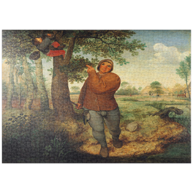 Darstellung des Puzzle Motivs The Peasant and the Birdnester, 1568, by Pieter Bruegel the Elder - Puzzleteile: 1000