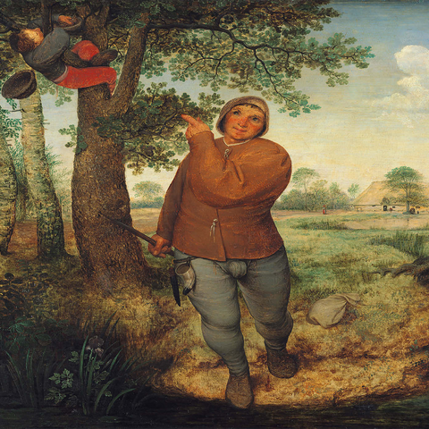 The Peasant and the Birdnester, 1568, by Pieter Bruegel the Elder 1000 Puzzle 3D Modell