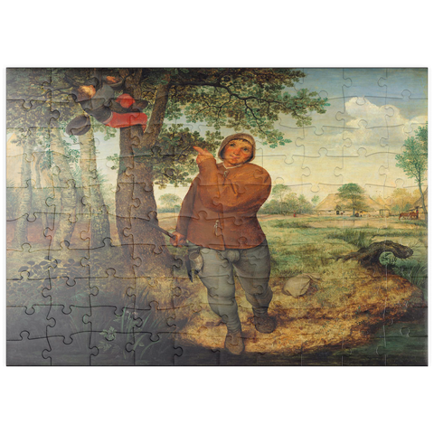 puzzleplate The Peasant and the Birdnester, 1568, by Pieter Bruegel the Elder 100 Puzzle