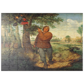 Darstellung des Puzzle Motivs The Peasant and the Birdnester, 1568, by Pieter Bruegel the Elder - Puzzleteile: 100
