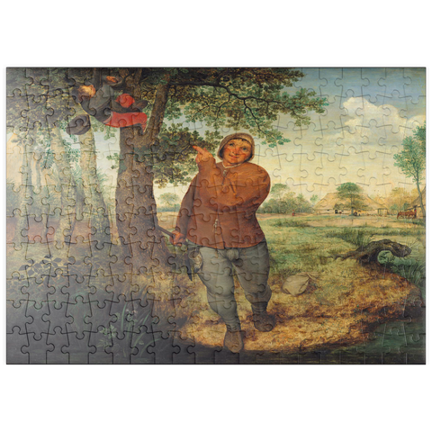 puzzleplate The Peasant and the Birdnester, 1568, by Pieter Bruegel the Elder 200 Puzzle