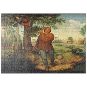 Darstellung des Puzzle-Motivs The Peasant and the Birdnester, 1568, by Pieter Bruegel the Elder – Puzzleteile: 500