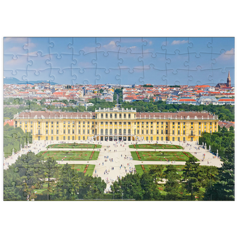 puzzleplate Schloss Schönbrunn 100 Puzzle