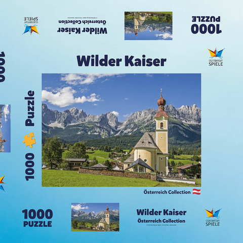 Wilder Kaiser 1000 Puzzle Schachtel 3D Modell
