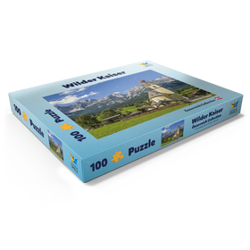 Alternative Darstellung des Puzzle-Motivs Wilder Kaiser – Puzzleteile: 100