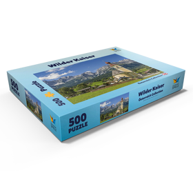 Alternative Darstellung des Puzzle-Motivs Wilder Kaiser – Puzzleteile: 500