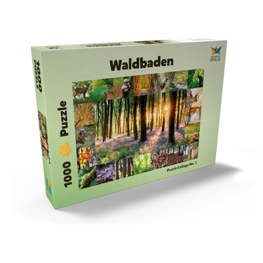 Waldbaden - Collage No. 1 1000 Puzzle Schachtel Ansicht2