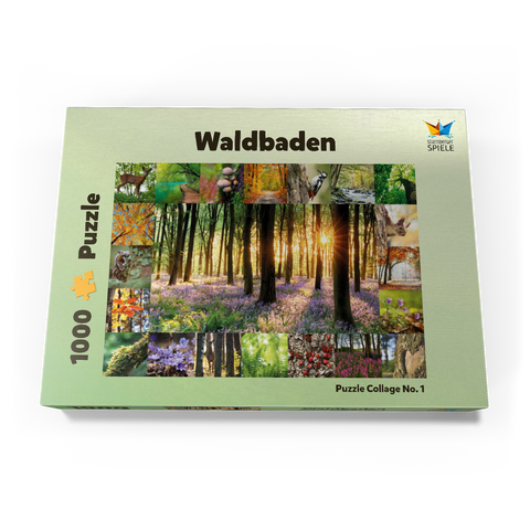 Waldbaden - Collage No. 1 1000 Puzzle Schachtel Ansicht3