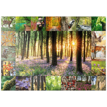 puzzleplate Waldbaden - Collage No. 1 1000 Puzzle