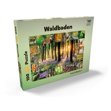 Waldbaden - Collage No. 1 100 Puzzle Schachtel Ansicht2