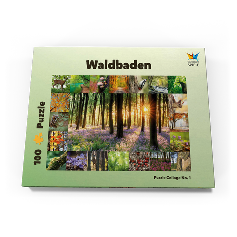 Waldbaden - Collage No. 1 100 Puzzle Schachtel Ansicht3