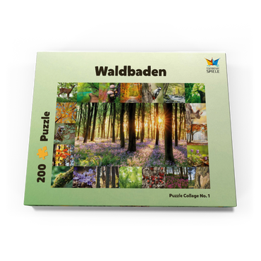 Waldbaden - Collage No. 1 200 Puzzle Schachtel Ansicht3