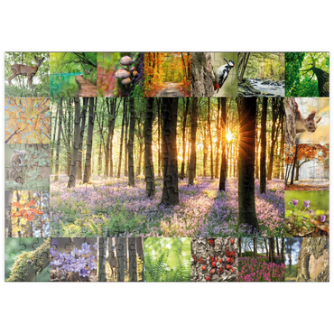 puzzleplate Waldbaden - Collage No. 1 200 Puzzle
