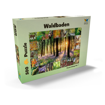 Waldbaden - Collage No. 1 500 Puzzle Schachtel Ansicht2