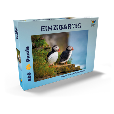 Bedrohte Tierarten - Papageitaucher 500 Puzzle Schachtel Ansicht2