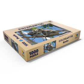 Alternative Darstellung des Puzzle-Motivs Bedrohte Tierarten - Koalas – Puzzleteile: 1000