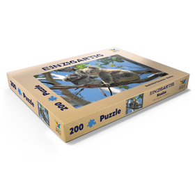 Alternative Darstellung des Puzzle-Motivs Bedrohte Tierarten - Koalas – Puzzleteile: 200