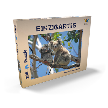 Bedrohte Tierarten - Koalas 200 Puzzle Schachtel Ansicht2