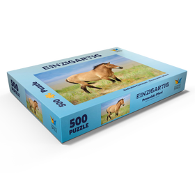 Alternative Darstellung des Puzzle-Motivs Bedrohte Tierarten - Przewalski-Pferd – Puzzleteile: 500