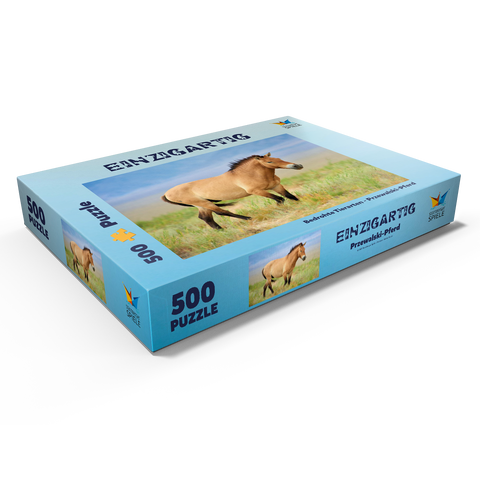 Bedrohte Tierarten - Przewalski-Pferd 500 Puzzle Schachtel Ansicht1
