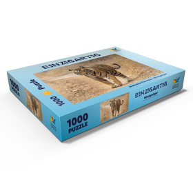 Darstellung des Puzzle Motivs Bedrohte Tierarten - Königstiger - Puzzleteile: 1000