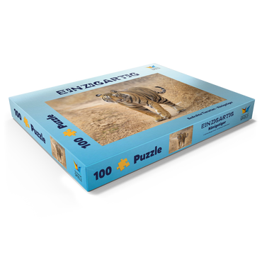 Bedrohte Tierarten - Königstiger 100 Puzzle Schachtel Ansicht1