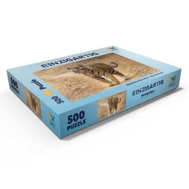 Bedrohte Tierarten - Königstiger 500 Puzzle Schachtel Ansicht1