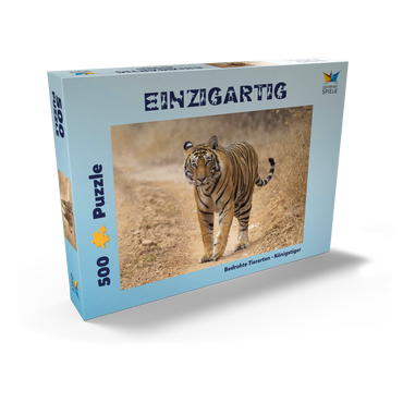 Bedrohte Tierarten - Königstiger 500 Puzzle Schachtel Ansicht2