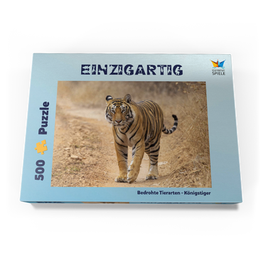 Bedrohte Tierarten - Königstiger 500 Puzzle Schachtel Ansicht3