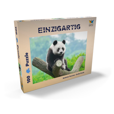 Bedrohte Tierarten - Großer Panda 100 Puzzle Schachtel Ansicht2