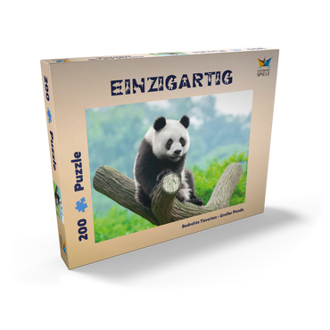Bedrohte Tierarten - Großer Panda 200 Puzzle Schachtel Ansicht2