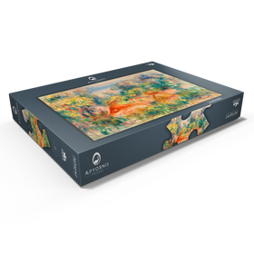 Alternative Darstellung des Puzzle-Motivs Two Women in a Landscape (Deux femmes dans un paysage) (1918) by Pierre-Auguste Renoir – Puzzleteile: 1000
