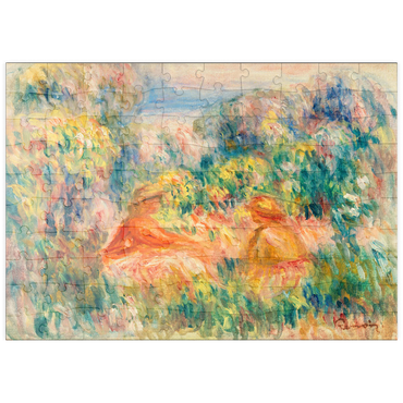 puzzleplate Two Women in a Landscape (Deux femmes dans un paysage) (1918) by Pierre-Auguste Renoir 100 Puzzle