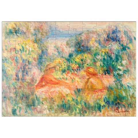 puzzleplate Two Women in a Landscape (Deux femmes dans un paysage) (1918) by Pierre-Auguste Renoir 100 Puzzle